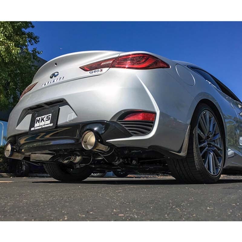 HKS | FULL DUAL MUFFLER VR30 (MAIN+CP) - Q60 2017 - 2021 HKS Cat-Back Exhausts