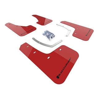 RallyArmor | Red Mud Flaps Black Logo - Ascent 2019-2024 RallyArmor Mud Flaps