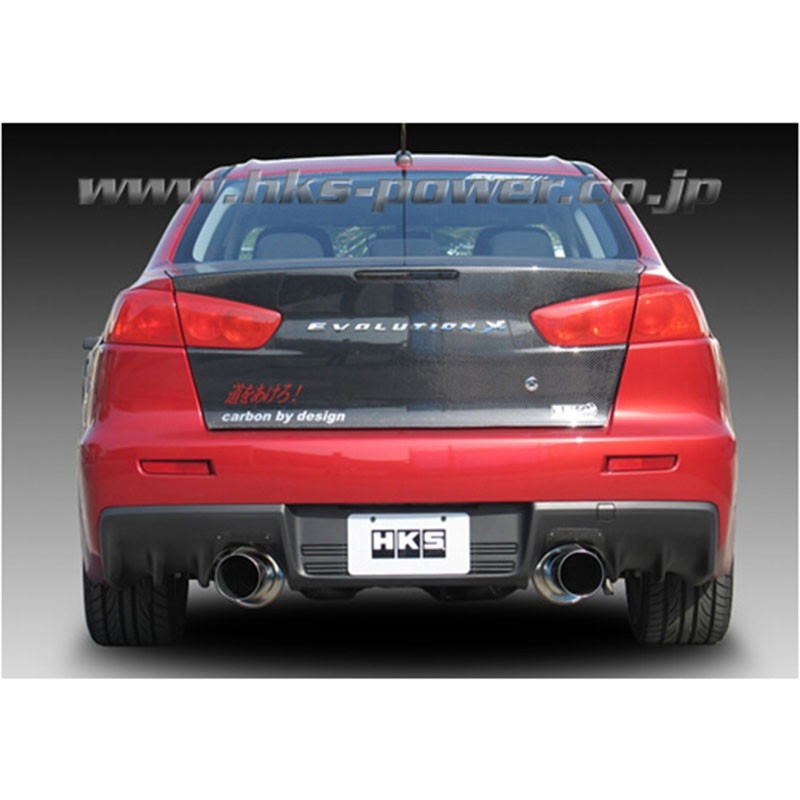 HKS | US RACING MUFFLER CZ4A 4B11 - LANCER EVOLUTION 2008-2016 HKS Cat-Back Exhausts