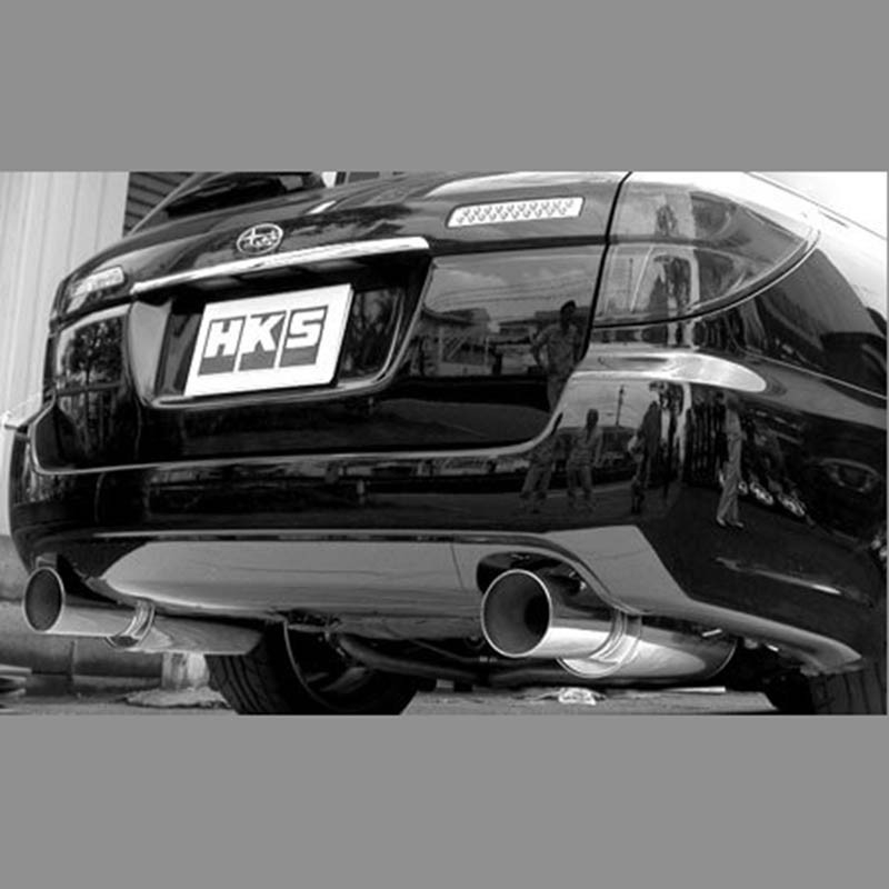 HKS | SILENT Hi-Power BP5 EJ20 Turbo (Main + Center) - Legacy 2005 - 2009 HKS Cat-Back Exhausts