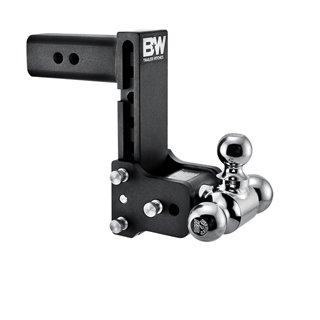 BW | TOW & STOW 3-BALL MOUNT 8-1/2" BAISSE, 9" HAUSSE 14.5K,BLACK