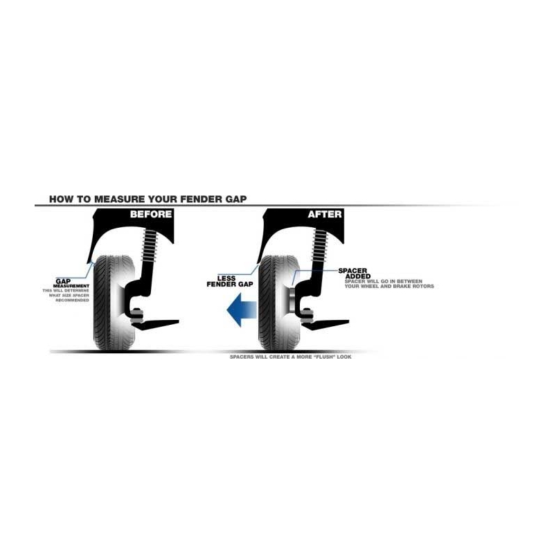 COYOTE | Wheel Spacer 50.8mm / 70.5mm / 5x114.3mm / 14x1.5 Coyote Wheel Accessories Spacer de roues