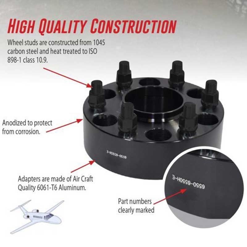 COYOTE | Wheel Spacer 38.1mm / 78.1mm / 6x139.7 / 14X1.5 Coyote Wheel Accessories Wheel Spacers