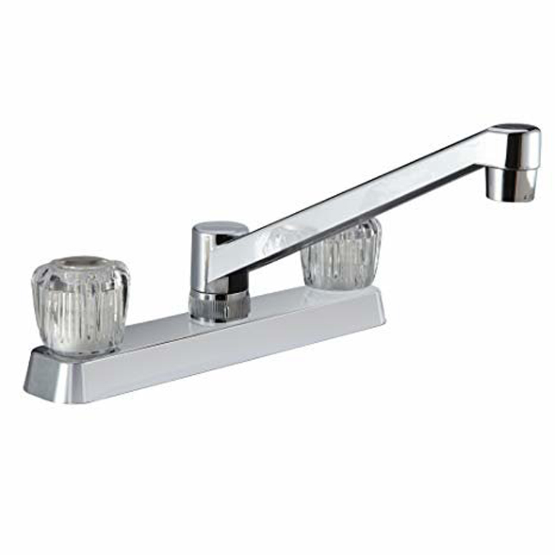 Dura Faucet | TWO HANDLE RV KITCHEN FAUCET - CHROME POLISHED  Faucets & Shower Fixtures