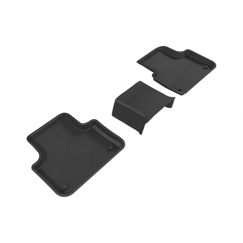 3D Mats | KAGU Tapis Toute Saison - Arrière (2e Rangée) - Q7 / Q8 / SQ7 / SQ8 2017-2020 3D Mats Tapis Protecteur