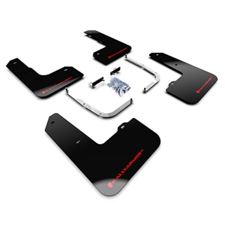 RallyArmor | Black UR Mud Flap Red Logo - Elantra GT N-Line 2019-2020 RallyArmor Mud Flaps