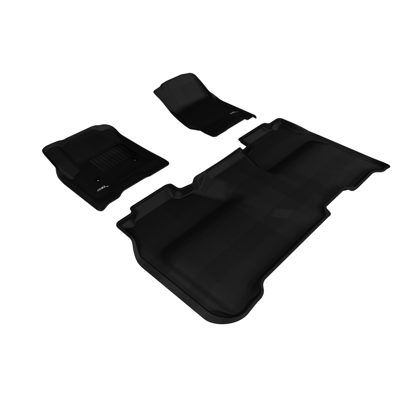 3D Mats | KAGU Tapis Toute Saison - Avant & Arrière - SILVERADO CREW CAB 2014-2019 3D Mats Tapis Protecteur