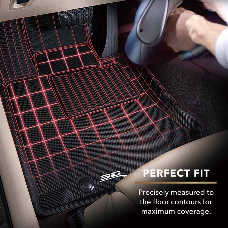 3D Mats | KAGU Tapis Toute Saison - Avant & Arrière - Pacifica / Voyager 3.6L 2017-2022 3D Mats Floor Mats
