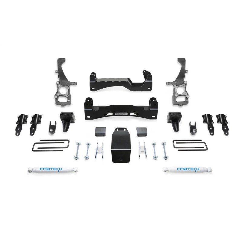 Fabtech | Basic Lift System w/Shocks - 6 in. - F-150 2.7T / 3.5T 2021