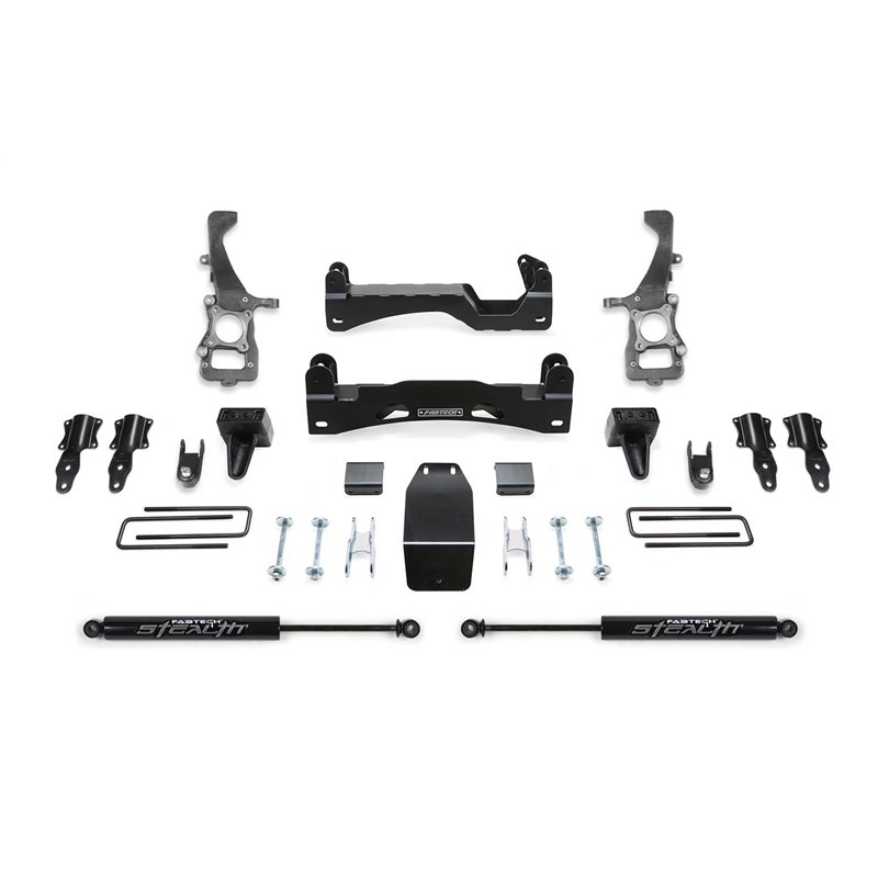 Fabtech | Basic Lift System w/Shocks - 6 in. - F-150 2.7T / 3.5T 2021