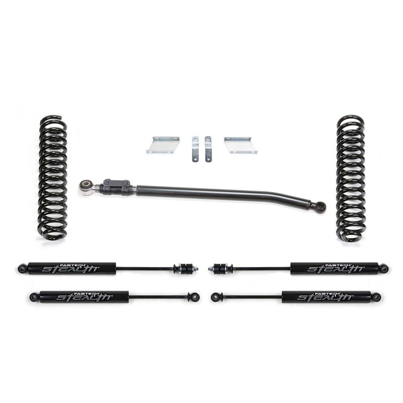 Fabtech | Basic Lift System w/Shocks - 2.5 in. - F-250 / F-350 6.4L / 6.7L 2008-2016