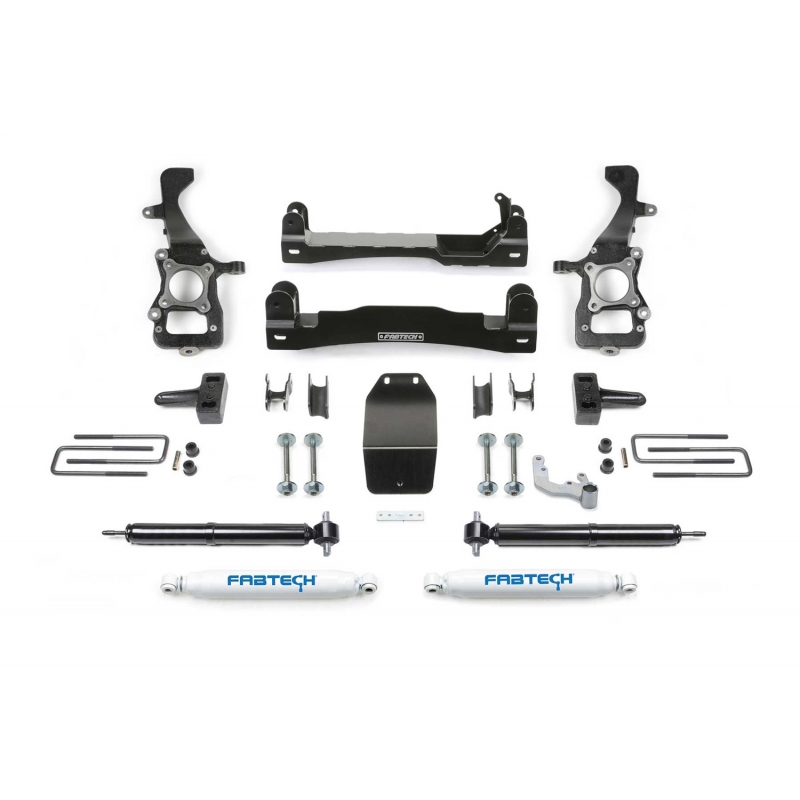 Fabtech | Basic Lift System w/Shocks - 4 in. - F-150 2021