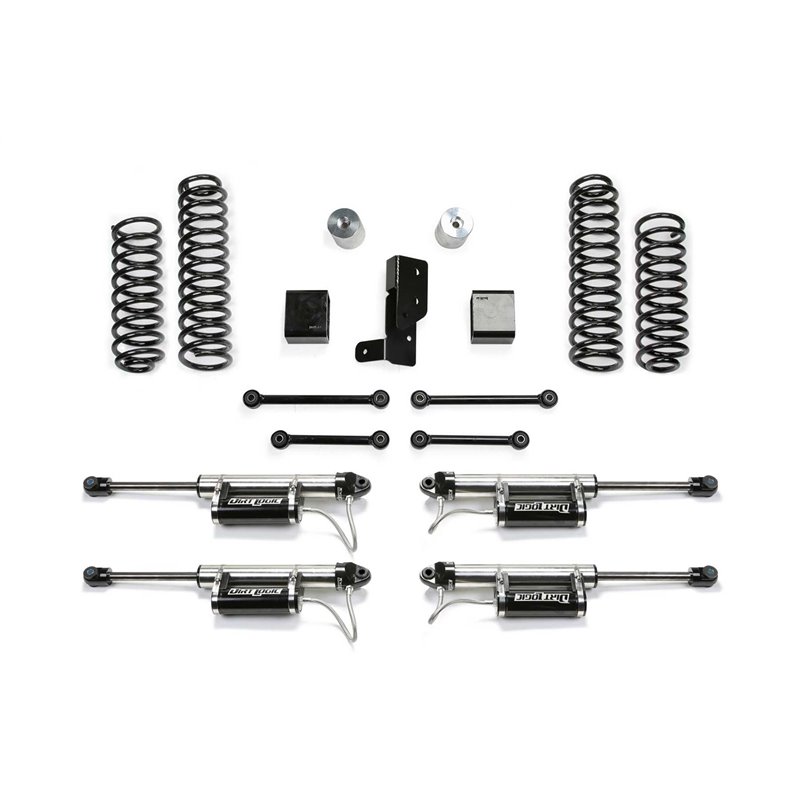 Fabtech | Sport Lift System w/Shock - 3 in. - Wrangler (4xe) 2.0T 2021