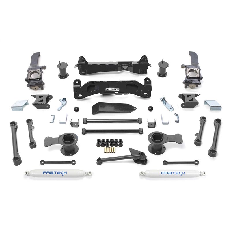 Fabtech | Basic Lift System w/Shocks - 6 in. - FJ Cruiser 4.0L 2007-2008