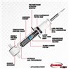 Rancho | RS5000X Suspension Strut - Pathfinder 3.5L 2002-2004 Rancho Shocks & Struts