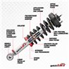 Rancho | QuickLIFT Suspension Strut and Coil Spring Assembly - Silverado / Sierra 1500 / Limited 2019-2022