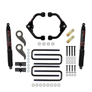 Skyjacker | 3-3.5 in. Suspension Lift Kit With Black MAX Shocks. - 3 in. - Silverado / Sierra 2500 HD / 3500 HD 6.6L 2020-202...