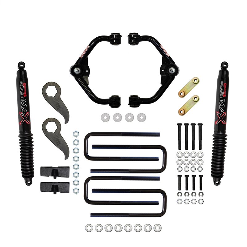 Skyjacker | 3-3.5 in. Suspension Lift Kit With Black MAX Shocks. - 3 in. - Silverado / Sierra 2500 HD / 3500 HD 6.6L 2020-202...