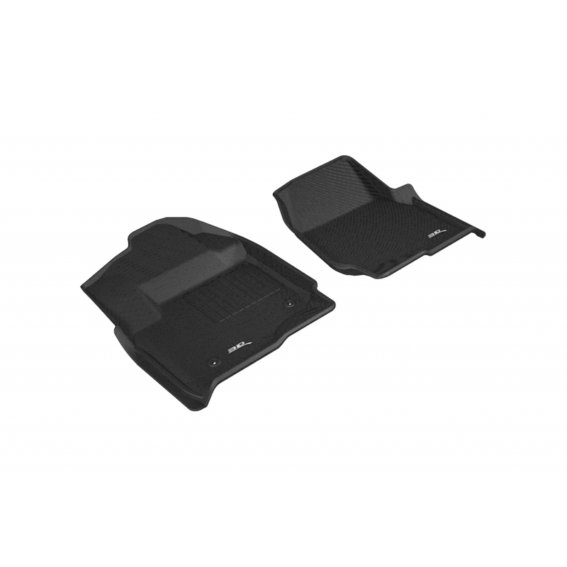 3D Mats | KAGU Tapis Toute Saison - Avant - F-250 / F-350 / F-450 SUPERCREW 2017-2022 3D Mats Tapis Protecteur