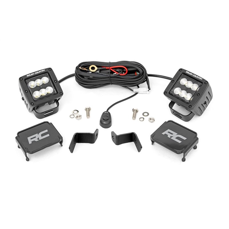 Rough Country | Black Series w/ Flood Beam - F-150 / Lightning 2015-2023 Rough Country Pièce