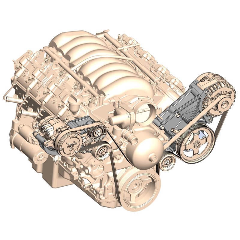 Holley | Accessory Drive Bracket Holley Pulleys & Belts