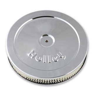 Holley | Chrome Round Air Cleaner Holley Intake Systems