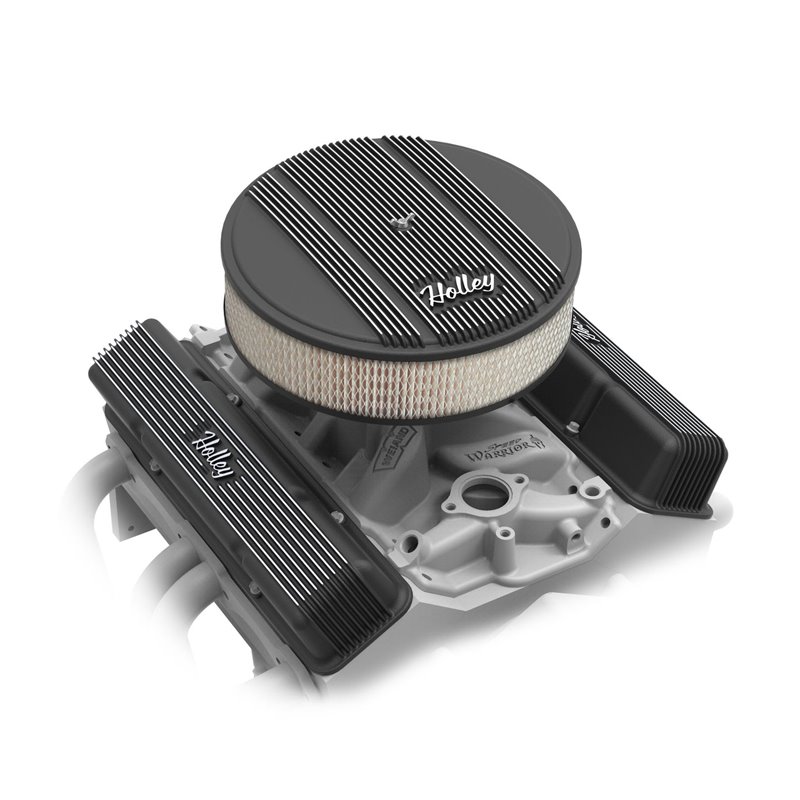 Holley | Round Finned Air Cleaner