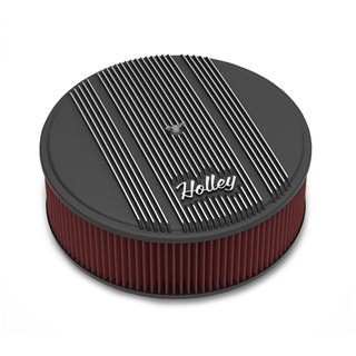 Holley | Round Finned Air Cleaner