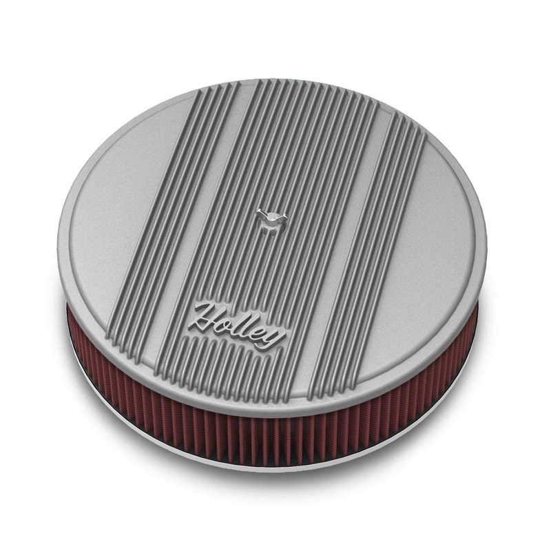 Holley | Round Finned Air Cleaner