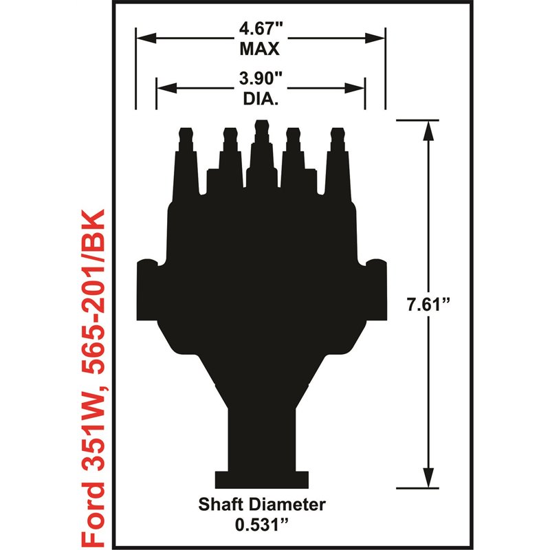 Holley | Gen 2 Dual Sync Distributor - Mustang 5.8L 1969-1995