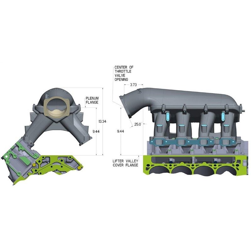 Holley | Hi-Ram Intake Manifold - Camaro / Corvette 6.2L 2014-2017