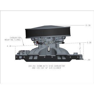 Holley | Single Plane Intake Manifold Kit - Camaro / Corvette / Monte Carlo / Firebird 1963-1986