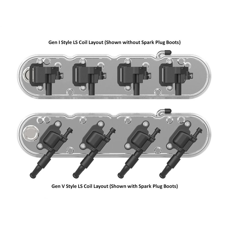 Holley | Aluminum Valve Cover Set - Buick / Cadillac / Chevrolet / Pontiac 1997-2017