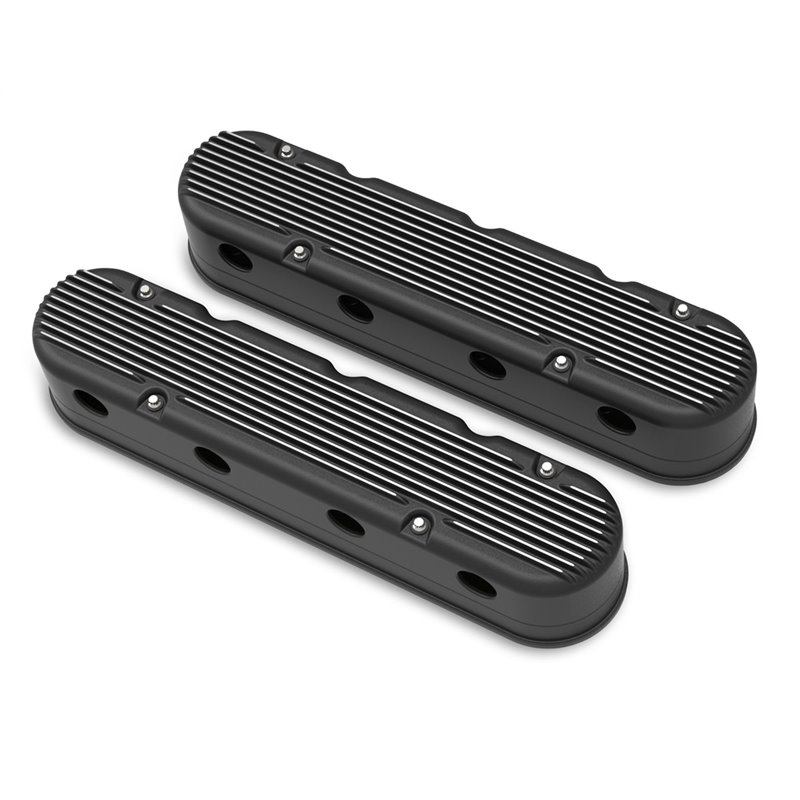 Holley | Aluminum Valve Cover Set - Buick / Cadillac / Chevrolet / Pontiac 1997-2017