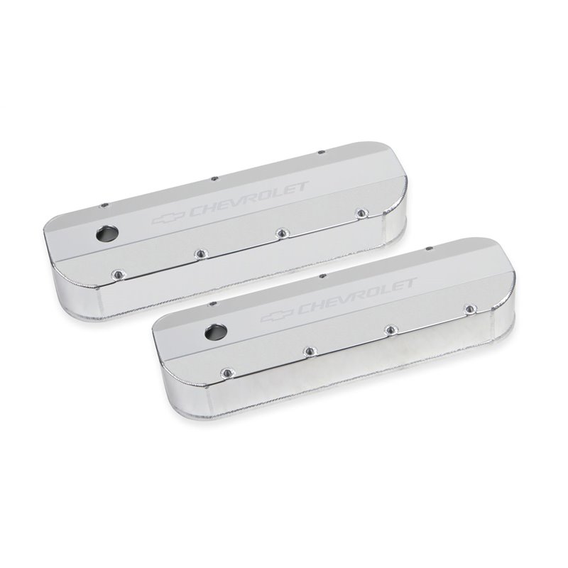 Holley | GM Licensed Track Series Valve Cover - Camaro / Corvette / Monte Carlo 1965-1975