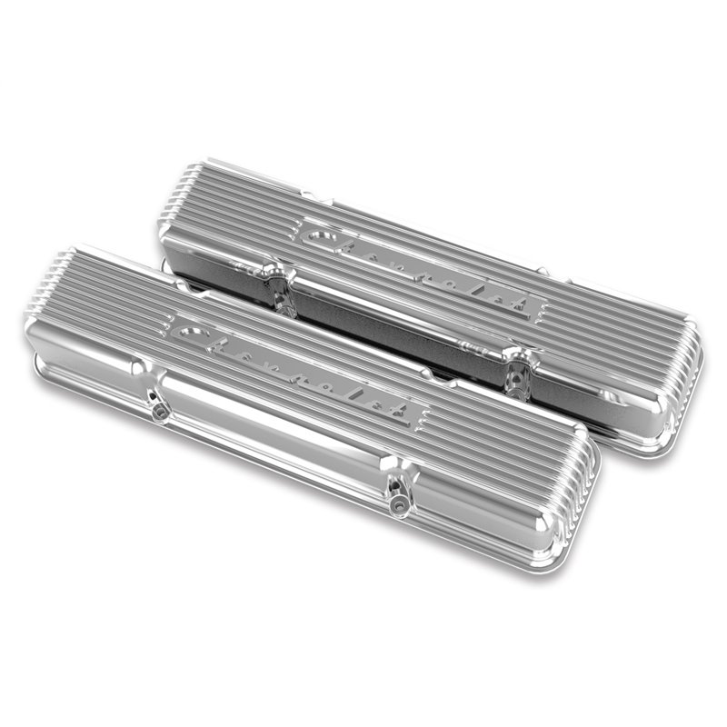 Holley | GM Licensed Vintage Valve Covers - Camaro / Corvette / Monte Carlo 1963-1986