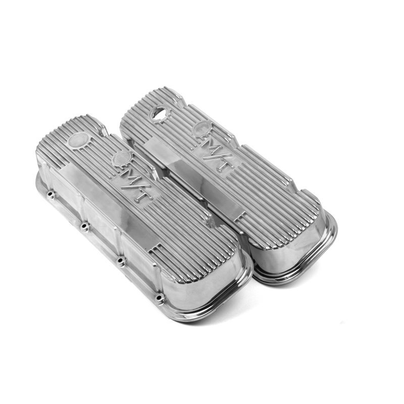Holley | M/T Retro Aluminum Valve Covers - Camaro / Corvette / Monte Carlo 1965-1975