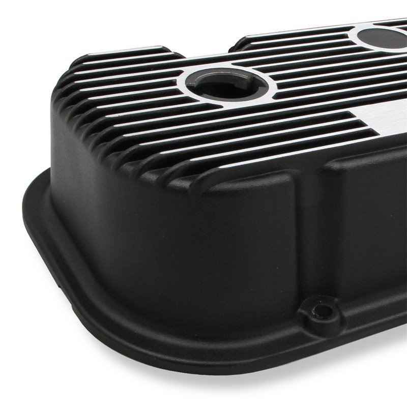 Holley | M/T Retro Aluminum Valve Covers - Camaro / Corvette / Monte Carlo 1965-1975