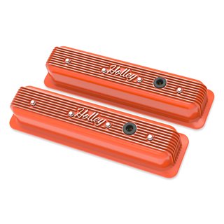 Holley | Valve Covers - Camaro / Corvette / Monte Carlo 1963-1986 Holley Engine Dress Up