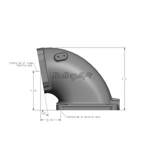 Holley | EFI Throttle Body Intake Elbow