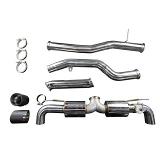 Injen | SS Cat-Back Exhaust System w/ Carbon Fiber Tips - GR Supra 3.0T 2020-2022