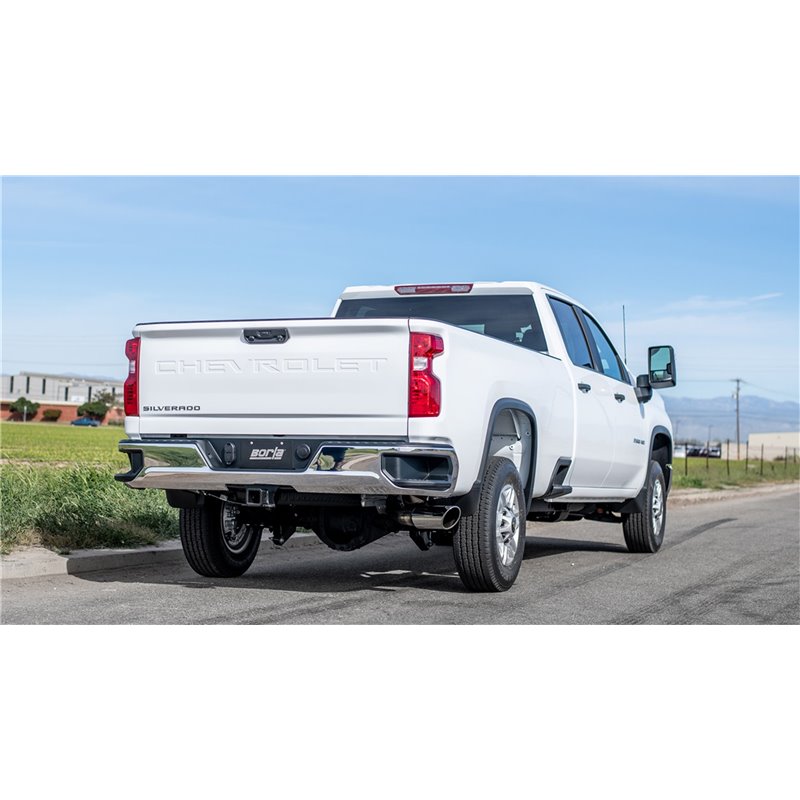 Borla | S-Type Cat-Back Exhaust System - Silverado / Sierra 2500 HD / 3500 HD 6.6L 2020-2022