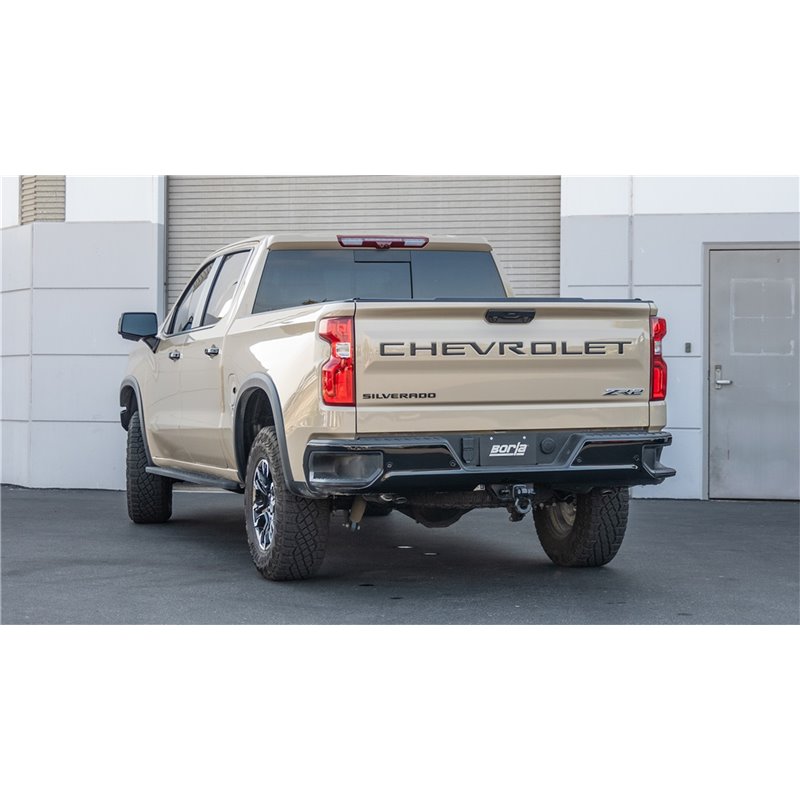Borla | Touring Cat-Back Exhaust System - Silverado 1500 / ZR2 6.2L / 3.0L 2022-2023