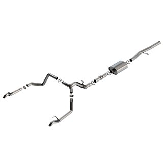 Borla | ATAK Cat-Back Exhaust System - Silverado 1500 / ZR2 6.2L / 3.0L 2022-2023