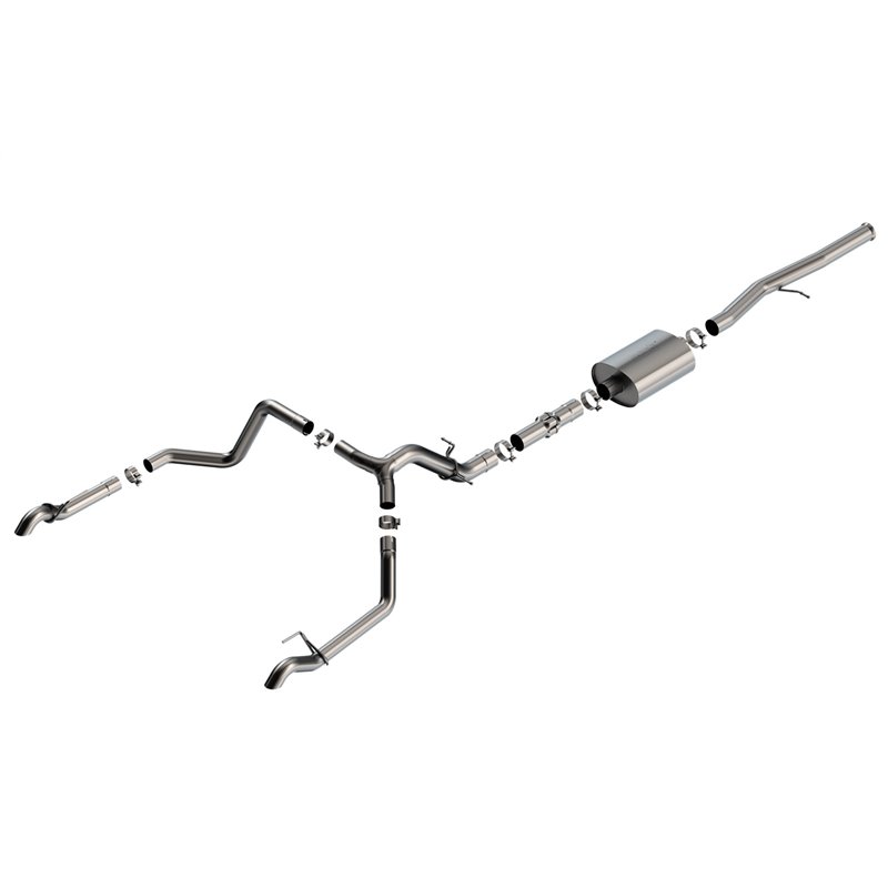 Borla | ATAK Cat-Back Exhaust System - Silverado 1500 / ZR2 6.2L / 3.0L 2022-2023