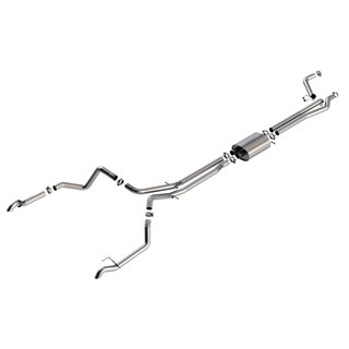 Borla | S-Type Cat-Back Exhaust System - Silverado 1500 / ZR2 6.2L / 3.0L 2022-2023