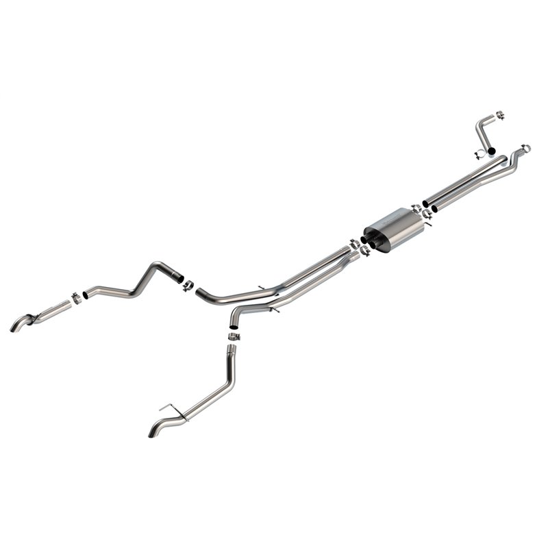 Borla | S-Type Cat-Back Exhaust System - Silverado 1500 / ZR2 6.2L / 3.0L 2022-2023