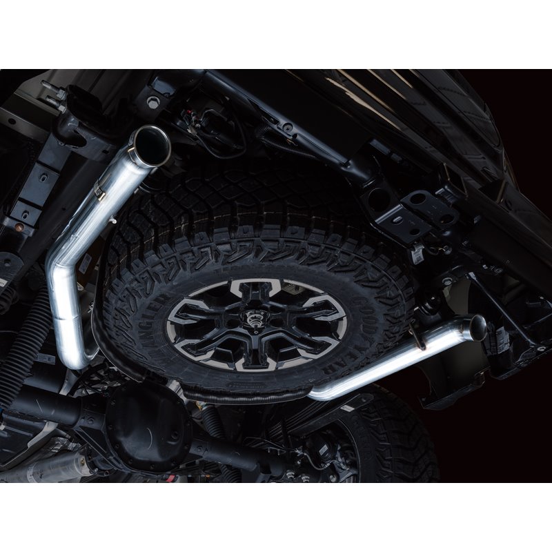 AWE Tuning | 0FG Catback Exhaust (Dual Bashguard, no tips) - Silverado 1500 / ZR2 6.2L 2022-2023