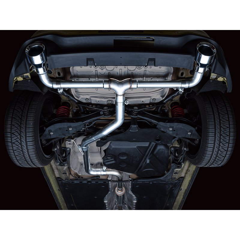 AWE Tuning | Track Edition Exhaust (Chrome Silver Tips) - GTI 2.0T 2022-2023 AWE Tuning Cat-Back Exhausts