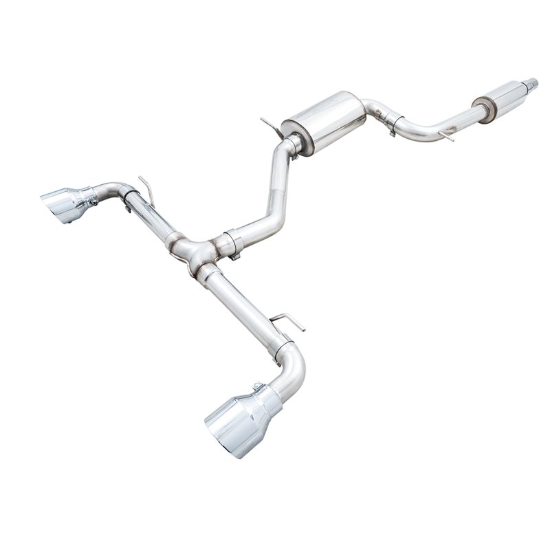 AWE Tuning | Touring Edition Exhaust (Chrome Silver Tips) - GTI 2.0T 2022-2023